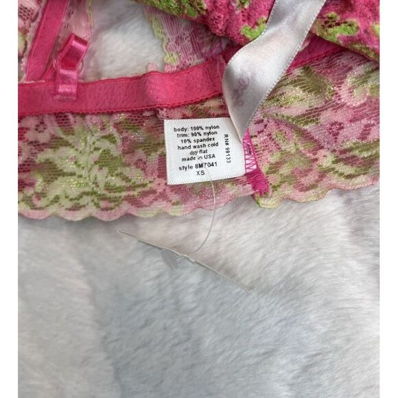 *NWT* Hanky Panky Love Lilly Pulitzer 12831 Women's Crossover Lace Bralette - XS - Picture 6 of 6